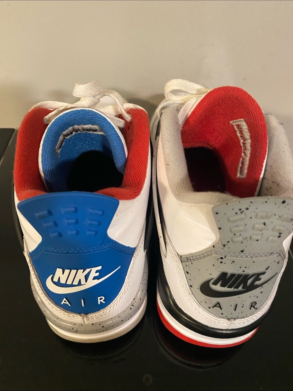 Jordan Retro 4 What The Grade School White Multicolor Retro Mesh Sneakers - Picture 3 of 6